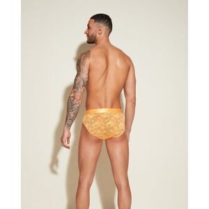 Cosabella yellow sole  Lace Sports Brief Soft Stretch Comfort & Full Coverage XL